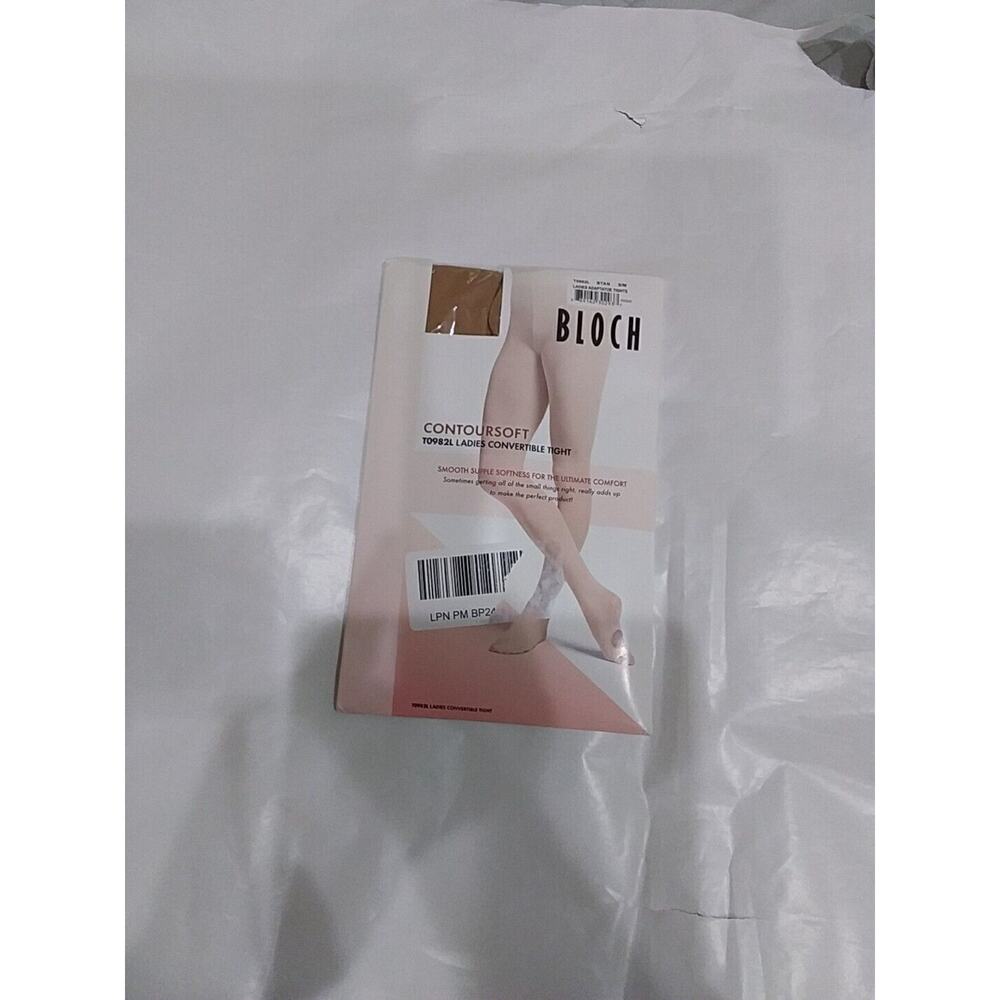 Bloch Ladies Footed tights. s/m. tan